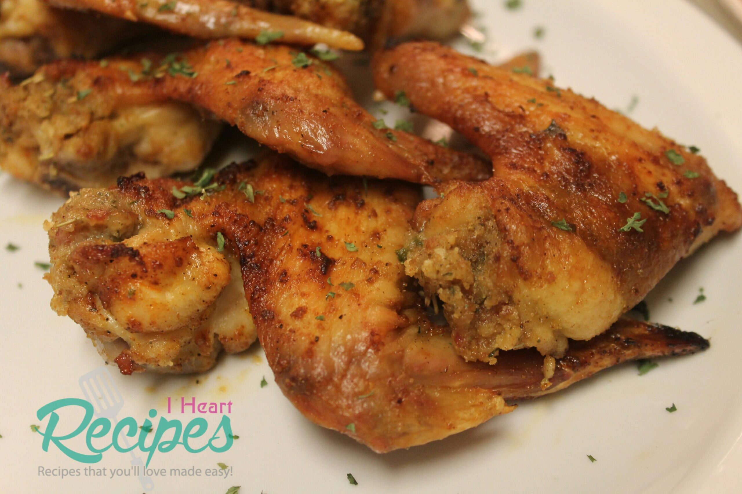 Oven-Baked Stuffed Chicken Wings | I Heart Recipes