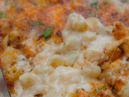 Lobster Mac and Cheese with Bacon Bread Crumbs