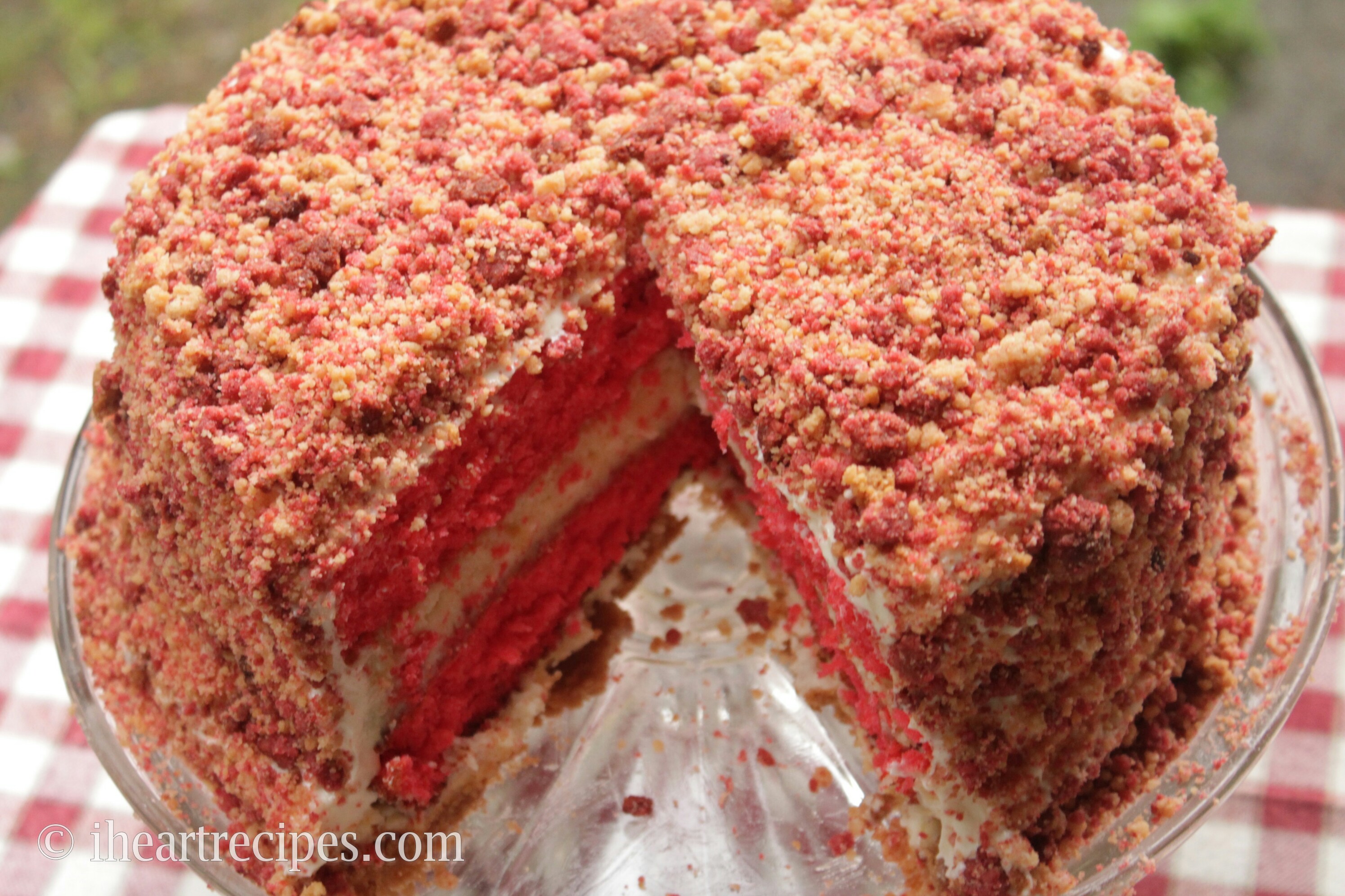 Strawberry Shortcake Cheesecake I Heart Recipes