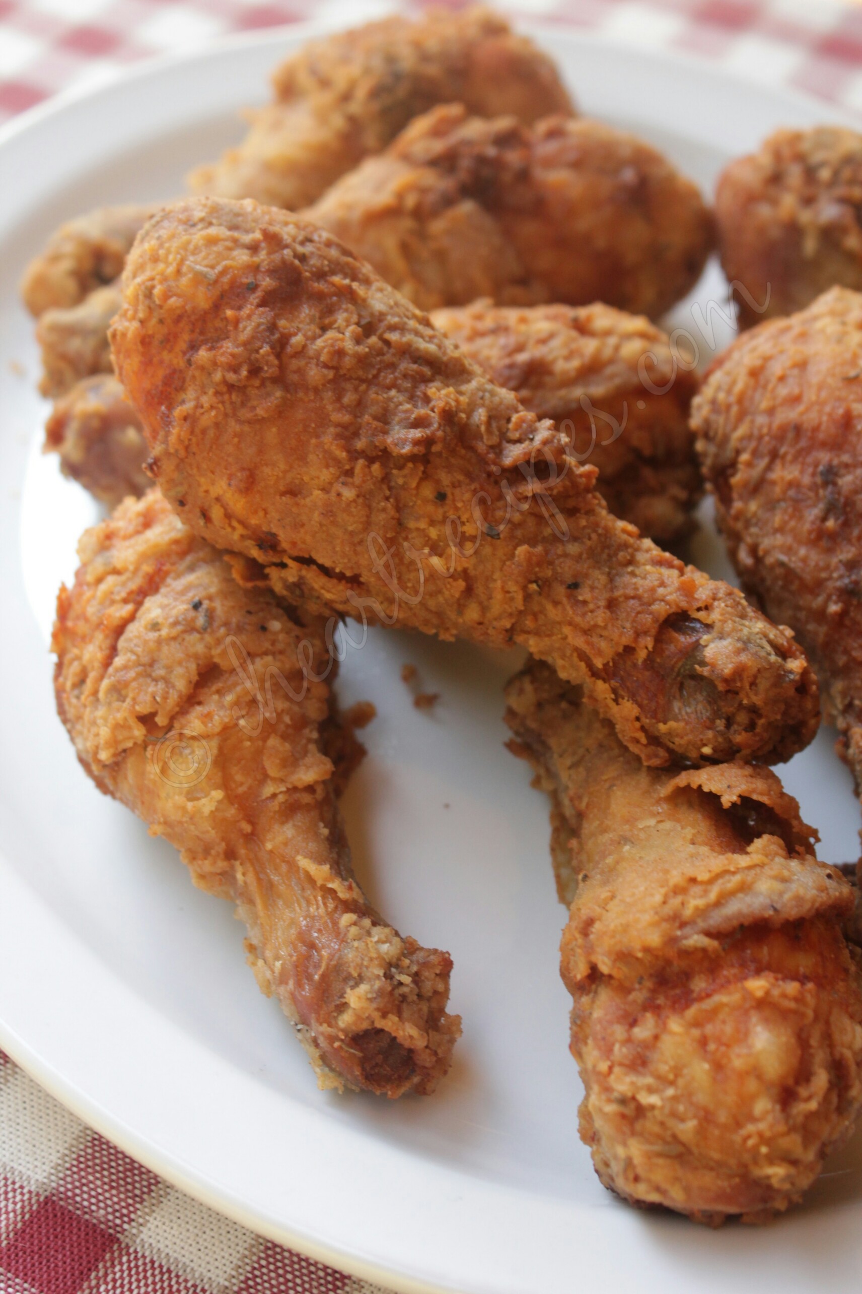 Fried Chicken With Cheese Powder Stock Photo, Picture and Royalty