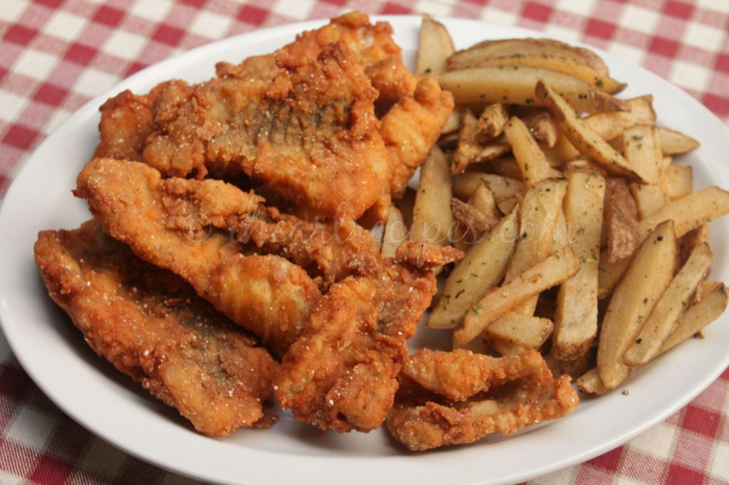 deep fried catfish nuggets