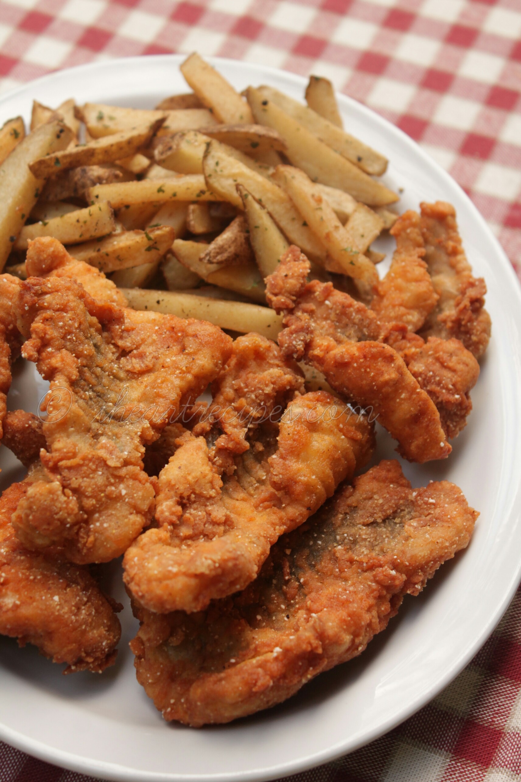 Crispy, savory catfish fillets in a salt and pepper batter.