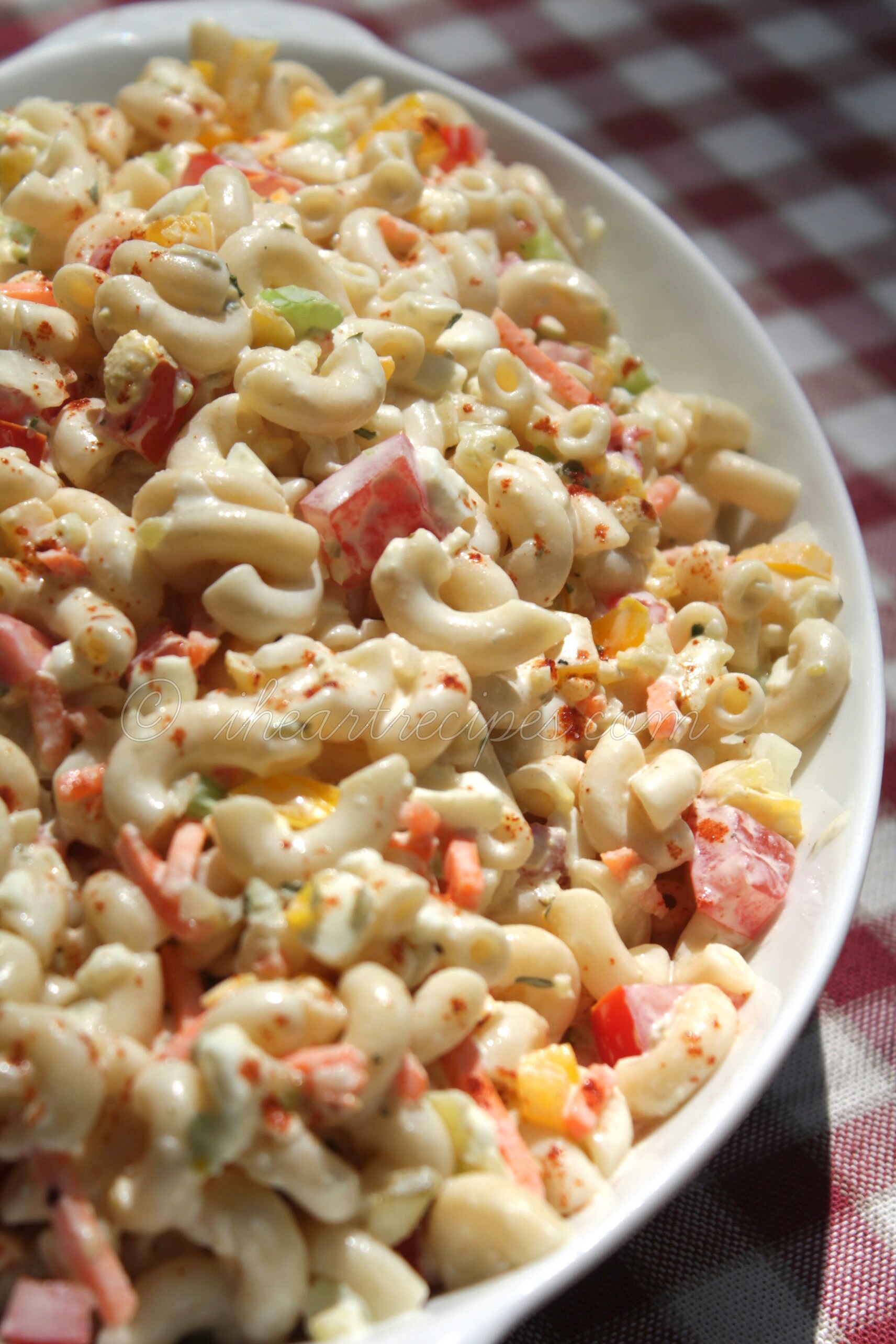 Southern Macaroni Salad Recipe I Heart Recipes