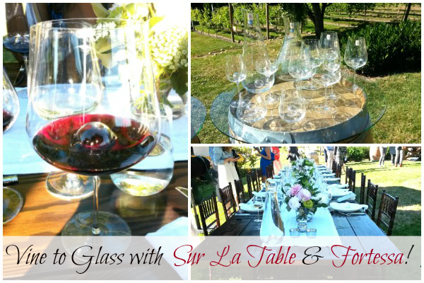 Vine to Glass Event with Sur la Table + Fortessa! | I Heart Recipes
