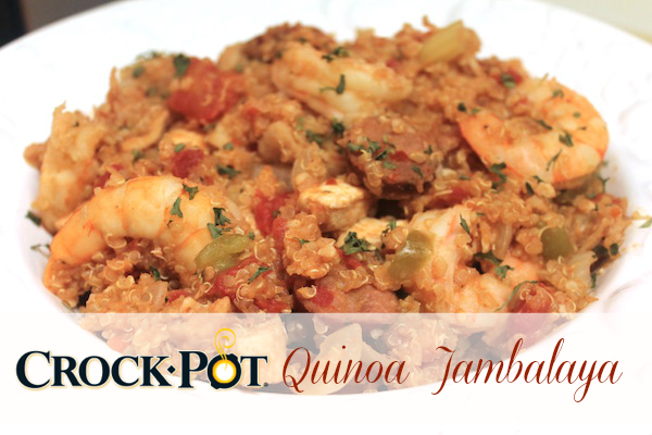 Crock Pot Quinoa Jambalaya 