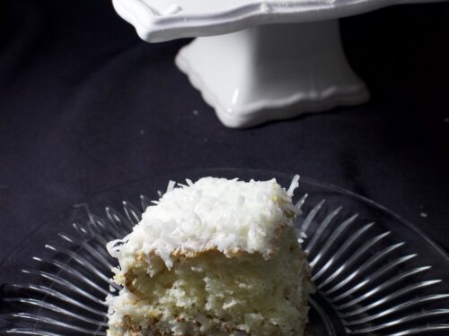 Semi Homemade Coconut Cake