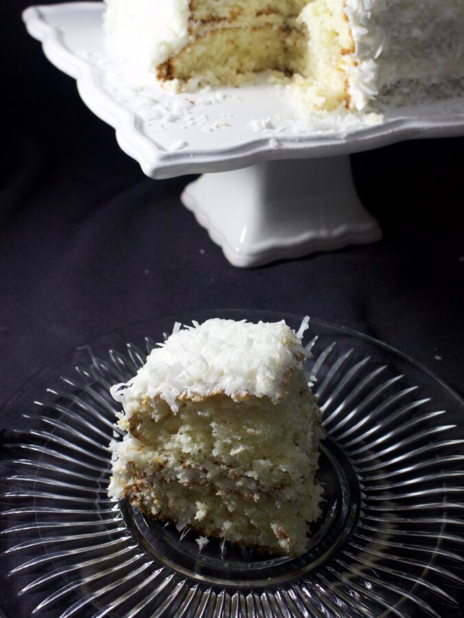 Semi Homemade Coconut Cake