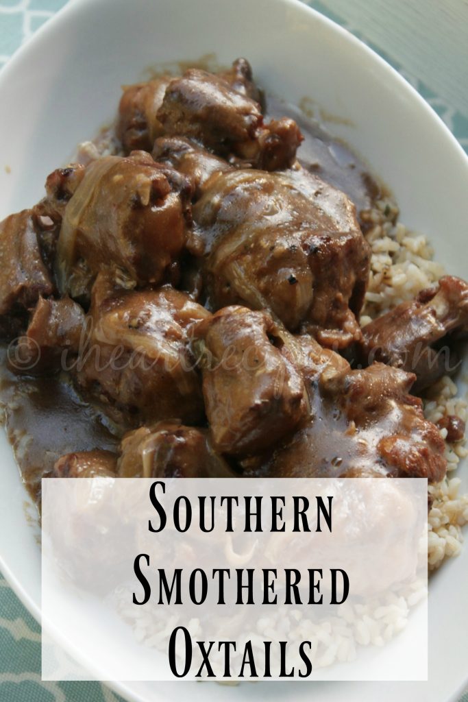 Southern Style Smothered Oxtail recipe from I Heart Recipes