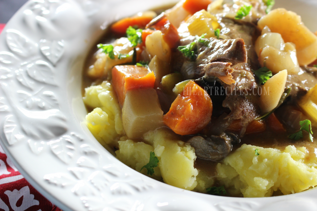 A bowlful of Easy Pot Roast Recipe With Root Vegetables. This recipe is so comforting, it will warm your soul!