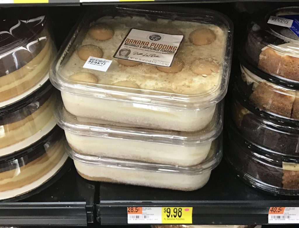 Patti LaBelle's Banana Pudding on shelves at Walmart! This is a delicious alternative to making your own for the holidays.