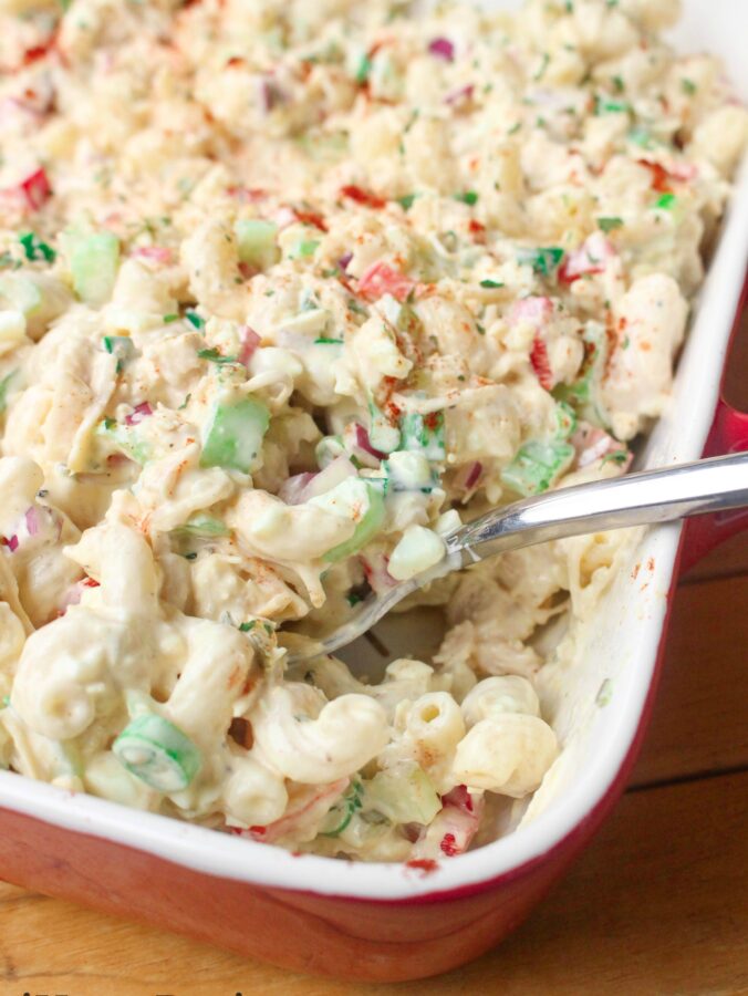 Cold Chicken Macaroni Salad