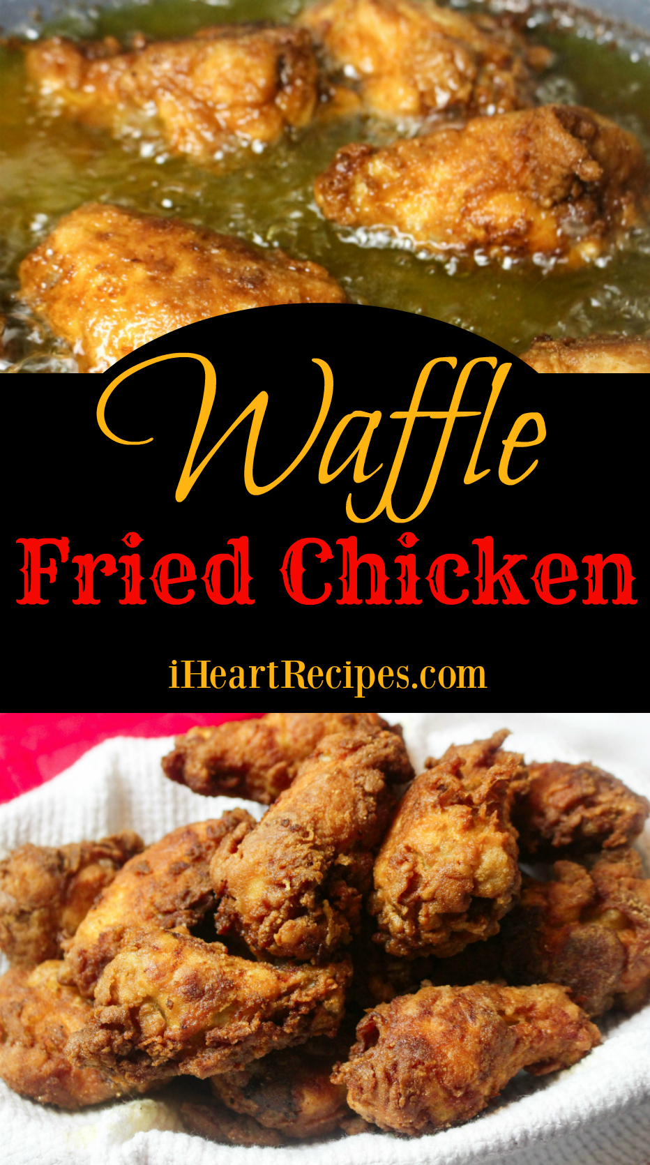 Waffle Fried Chicken | I Heart Recipes