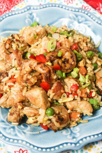 Pork & Jerk Shrimp Fried Rice