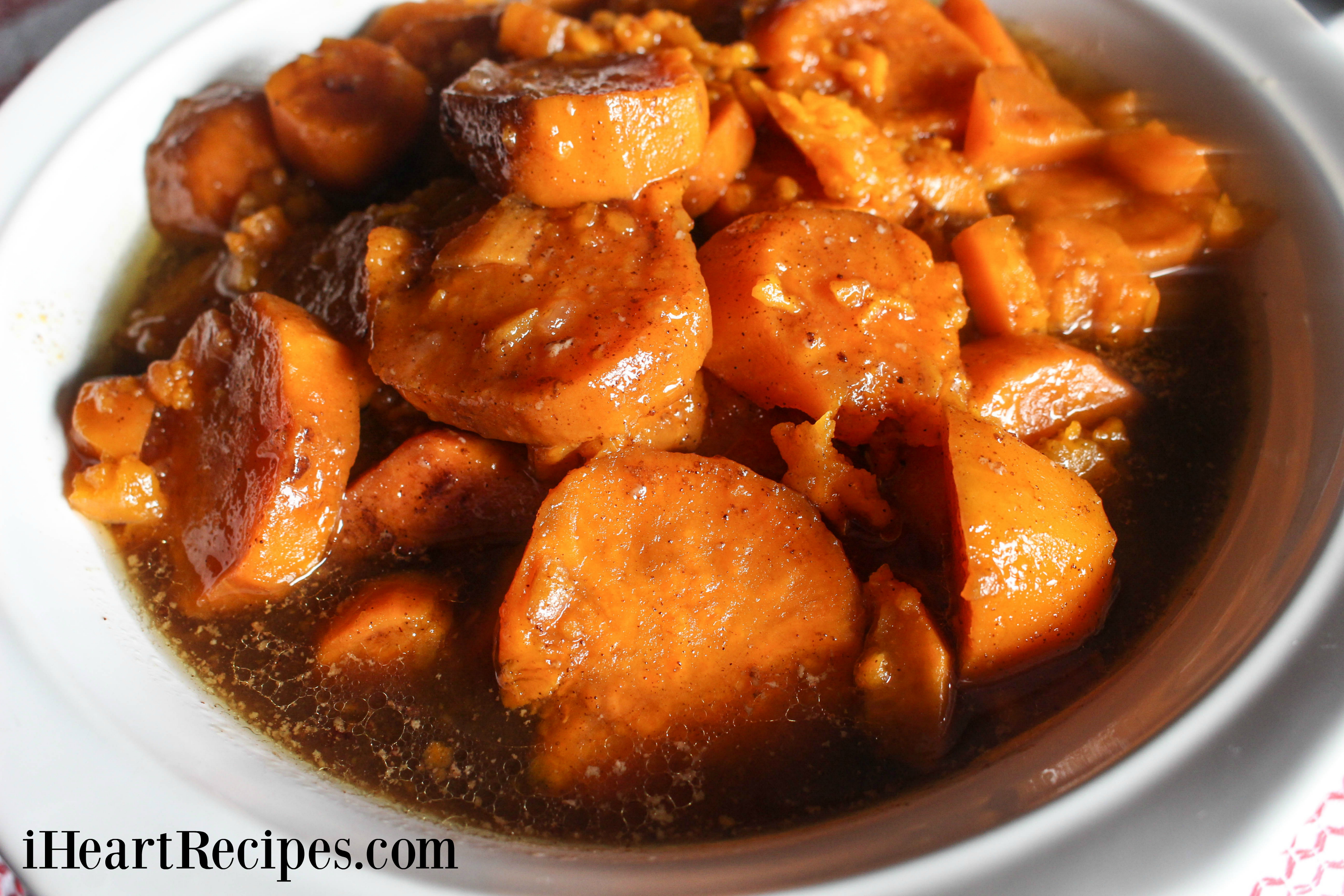 Baked Candied Yams - Soul Food Style!  I Heart Recipes