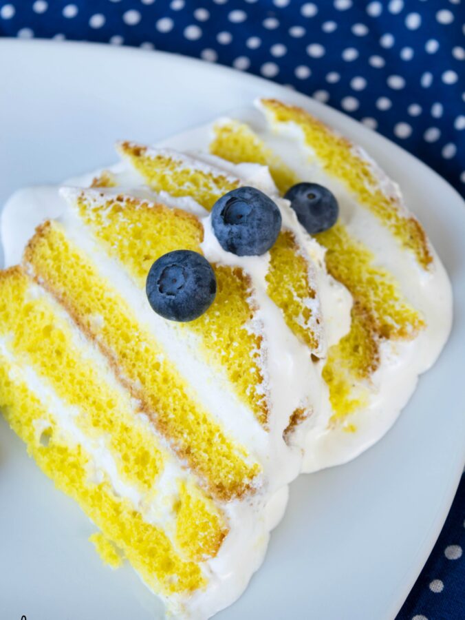 Easy Lemon Ice Cream Cake