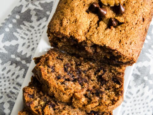 zucchini bread with chocolate chips