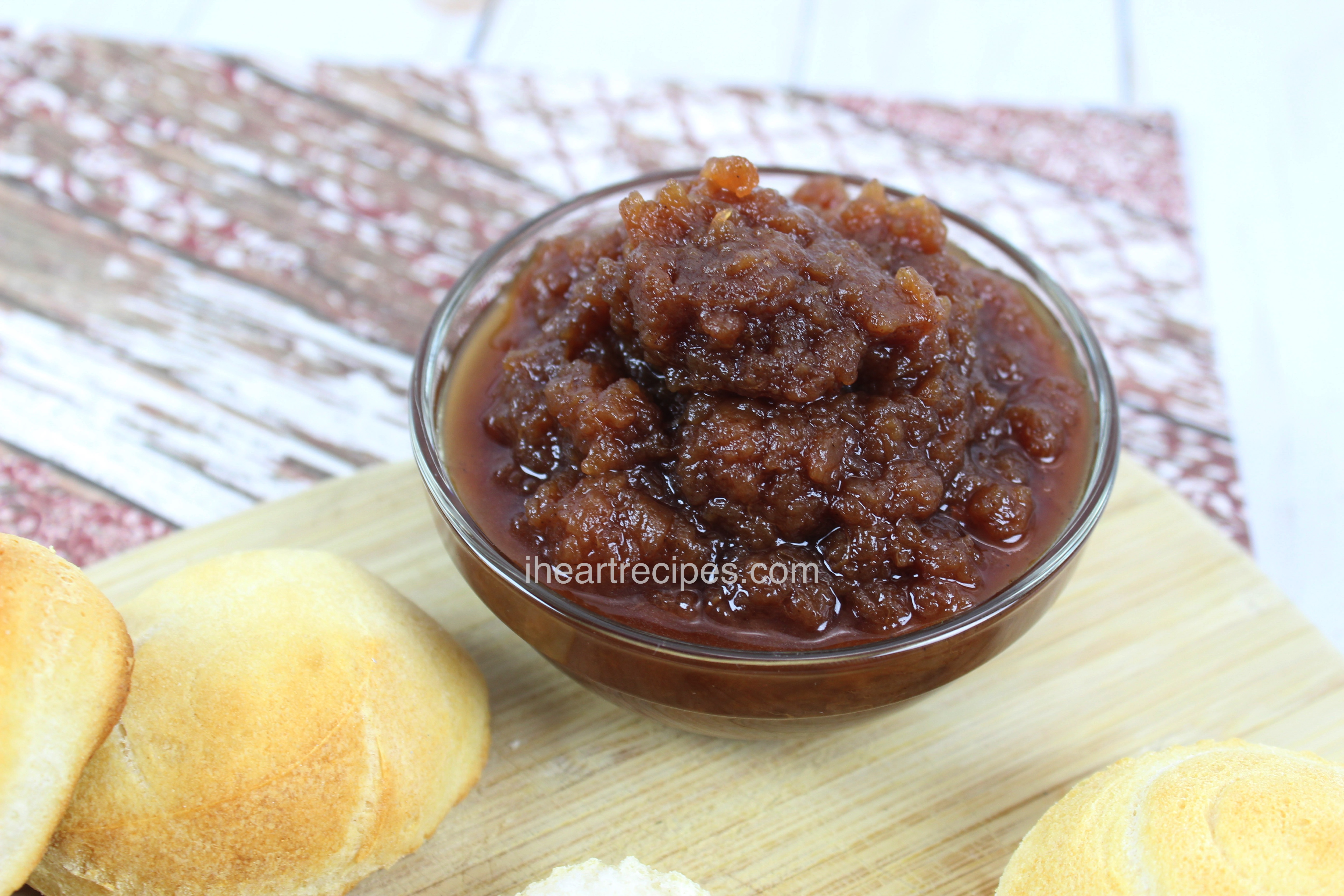 This apple butter is sweet and rich, you could use it for so many delicious recipes