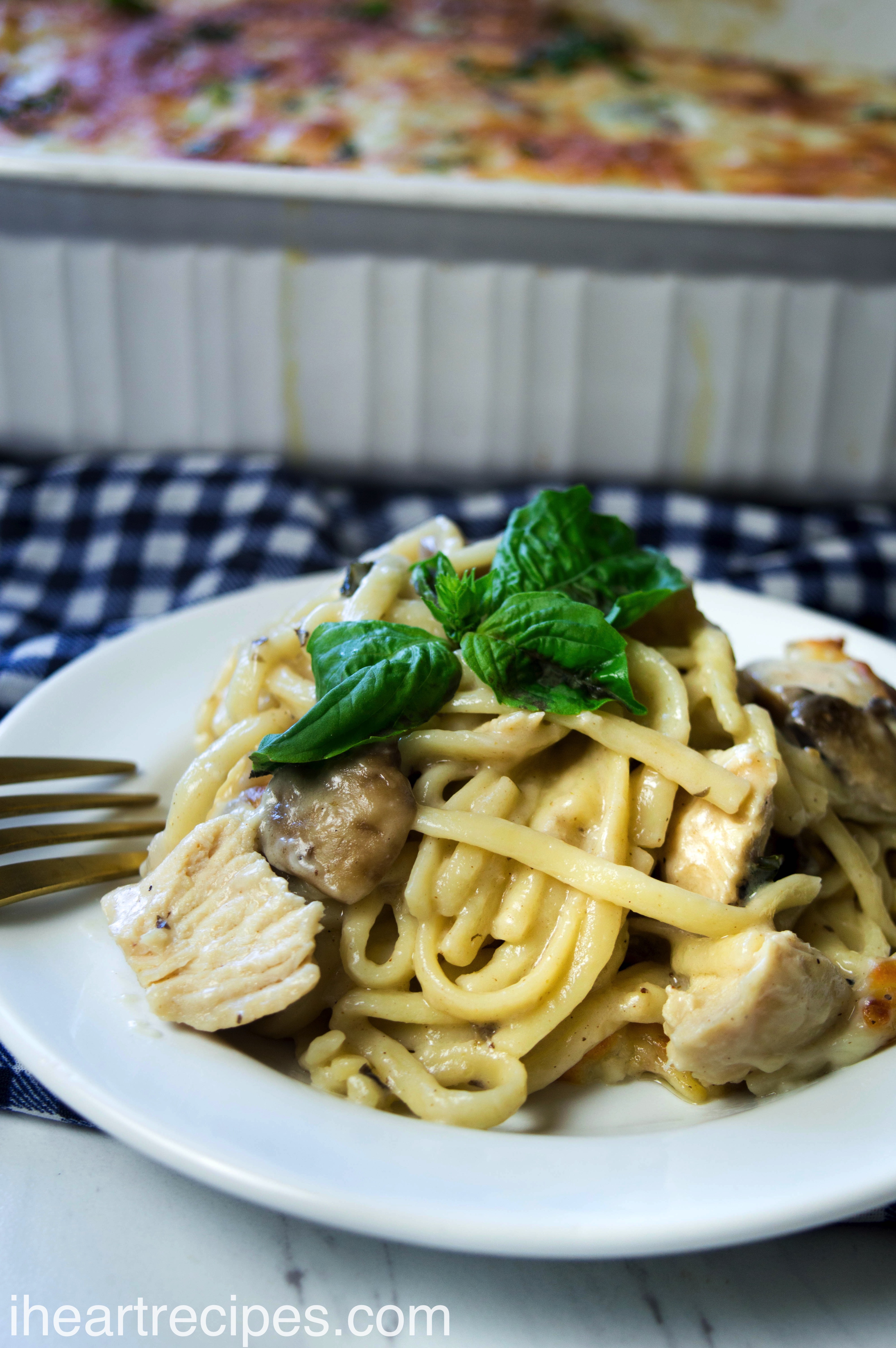 Creamy Chicken Tetrazzini I Heart Recipes
