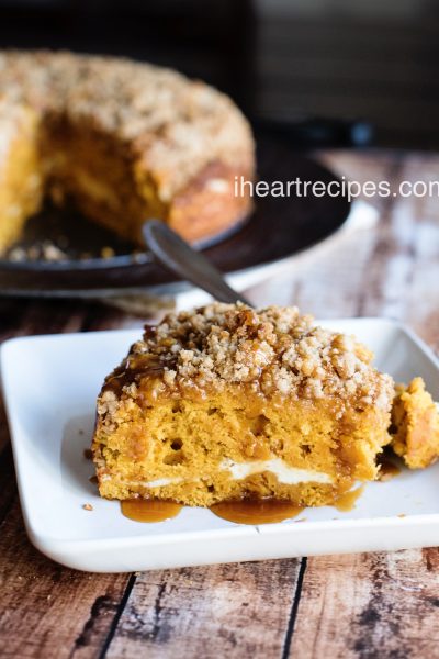 Caramel Pumpkin Coffee Cake