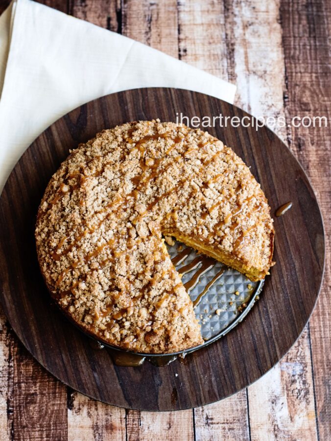 Caramel Pumpkin Coffee Cake