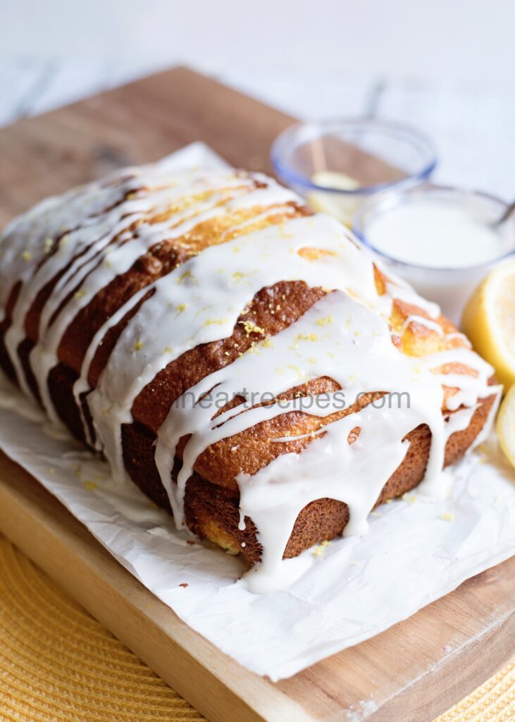 Lemon Loaf Pound Cake  | I Heart Recipes