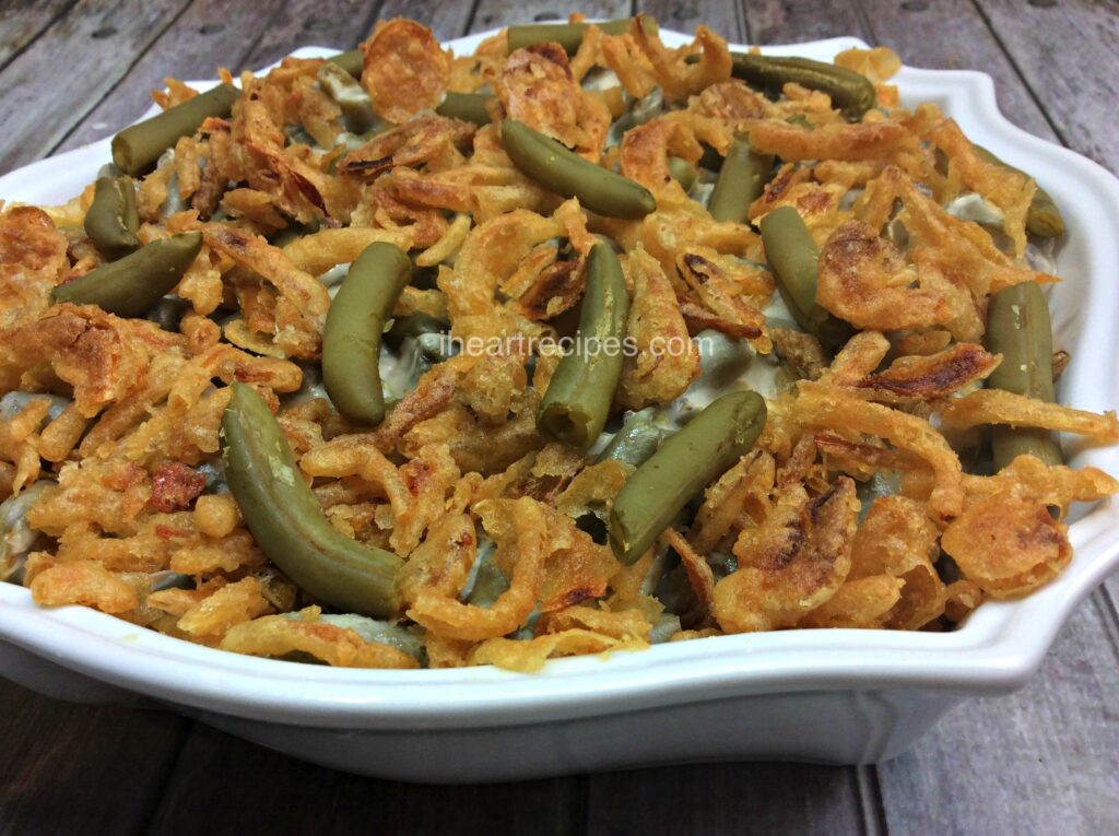 This Green Bean Casserole is a staple for most Thanksgiving dinners