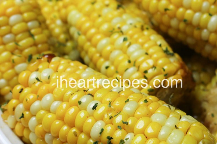 Oven Baked Corn On The Cob