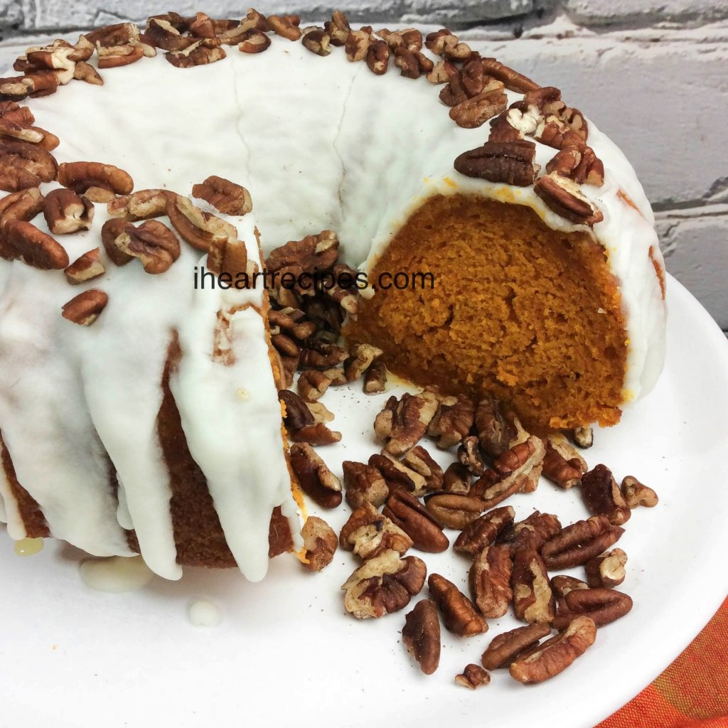 Take a break from pie and try this pumpkin bundt cake!