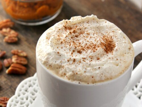 homemade pumpkin spice latte
