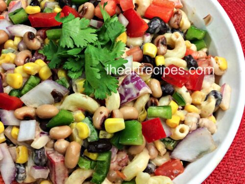Texas Caviar Macaroni Salad