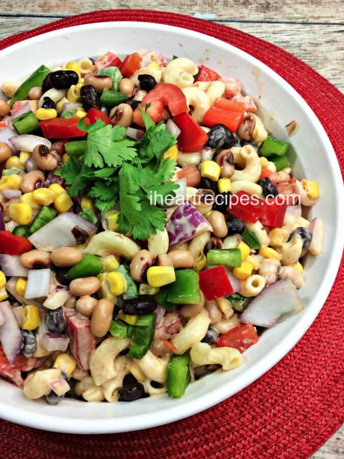 Texas Caviar Macaroni Salad