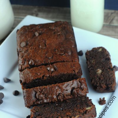 Moist Chocolate Banana Bread