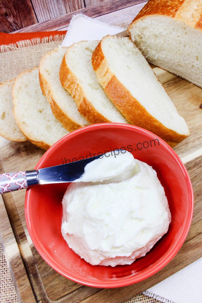 Making this homemade butter in a jar is simple and fun. Enjoy with some fresh white or French bread.