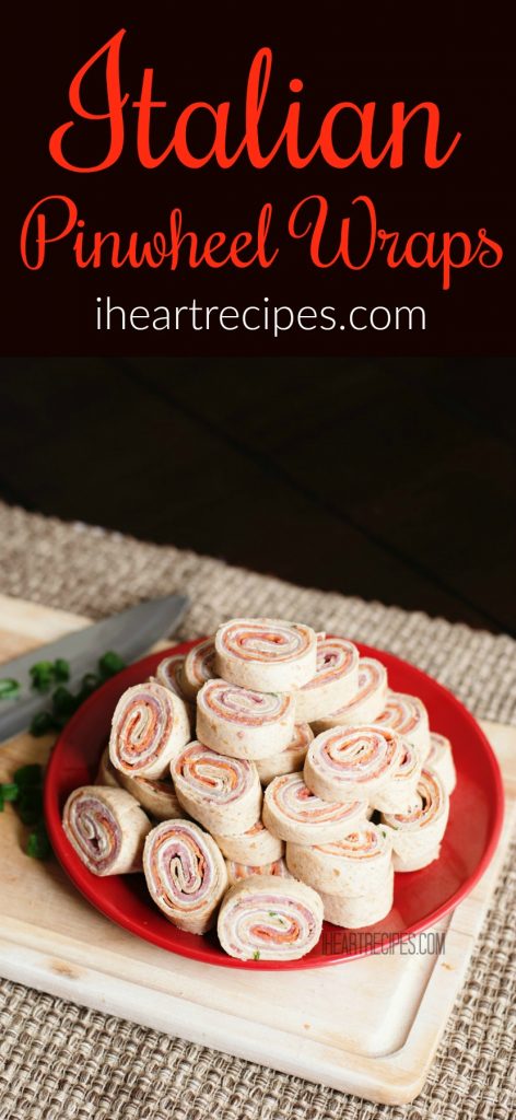 Italian Pinwheel Finger Sandwiches are simple and savory.