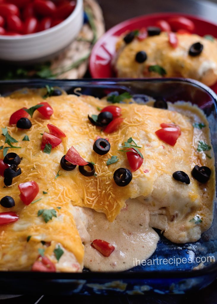 Try these creamy breakfast enchiladas for a delicious weekend brunch