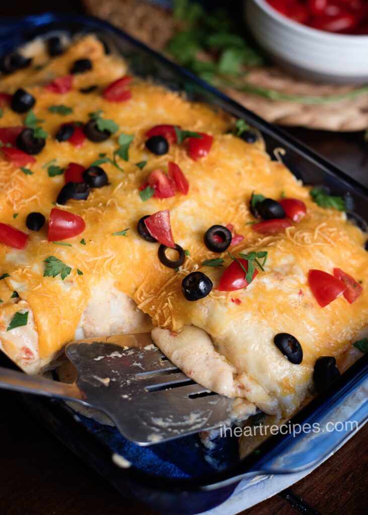 These breakfast enchiladas are stuffed with all your favorite breakfast foods