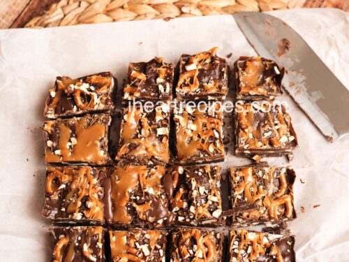 pretzel bars