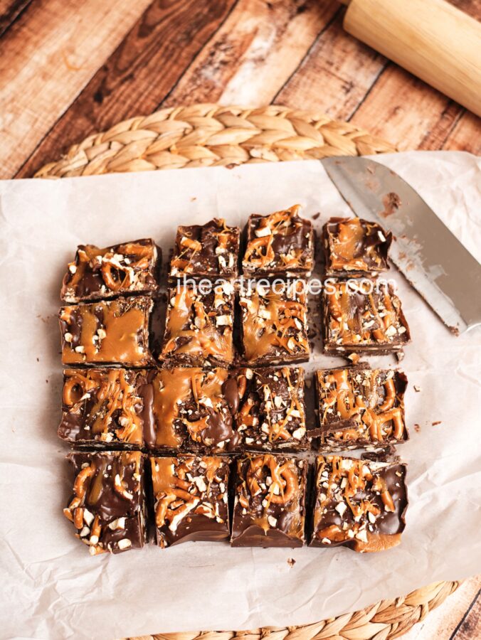 pretzel bars