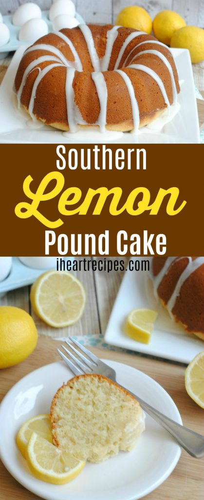 Homemade Southern Lemon Pound Cake Recipe