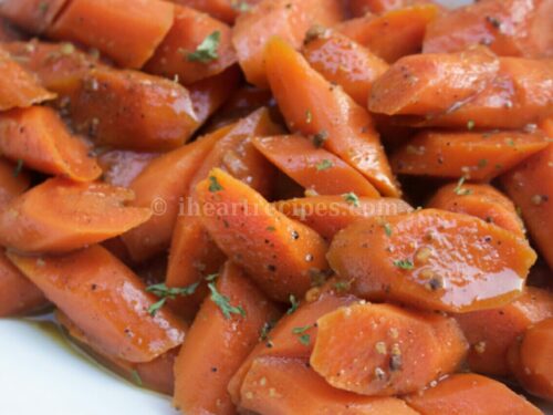Roasted Maple Glazed & Peppercorn Chai Carrots