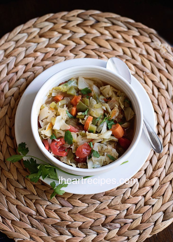 This cabbage soup is flavorful and well-seasoned, making it easy to stick to the cabbage soup diet plan.