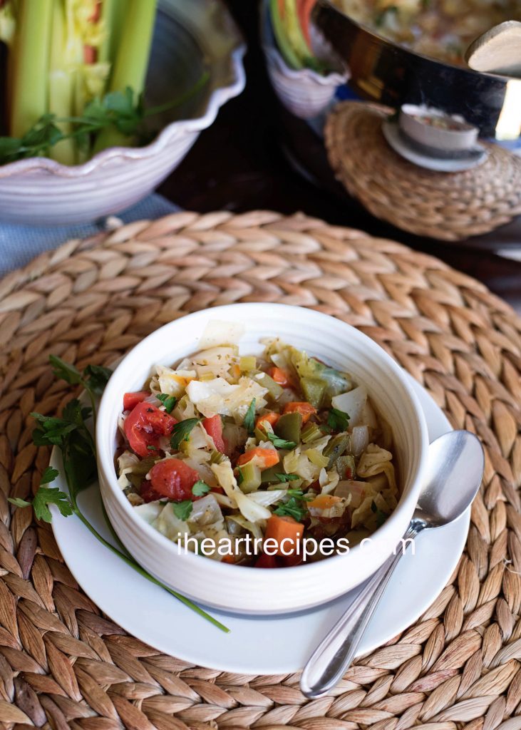 The cabbage soup is not a long-term weight loss solution, but it's an easy way to drop a few pounds fast.