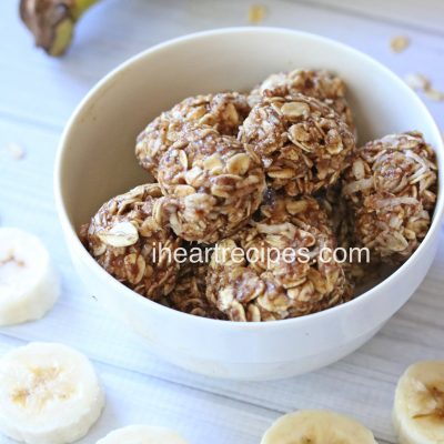 Banana No Bake Energy Bites