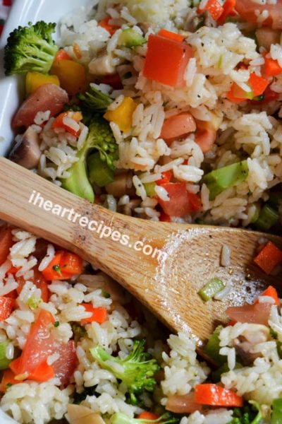 Summer Cold Rice Salad Recipe | I Heart Recipes