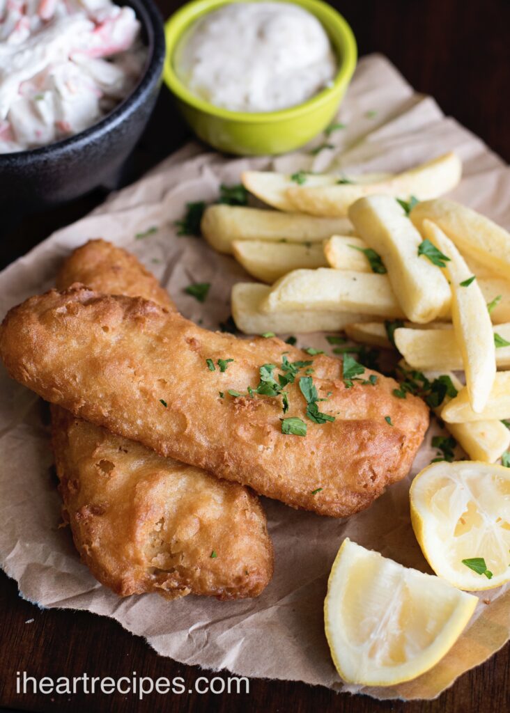 This easy fish and chips recipe is perfect for a weekday dinner