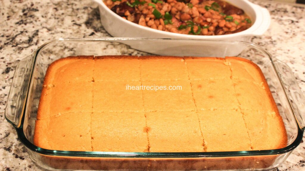 This sweet southern cornbread is the perfect comfort food side dish. 