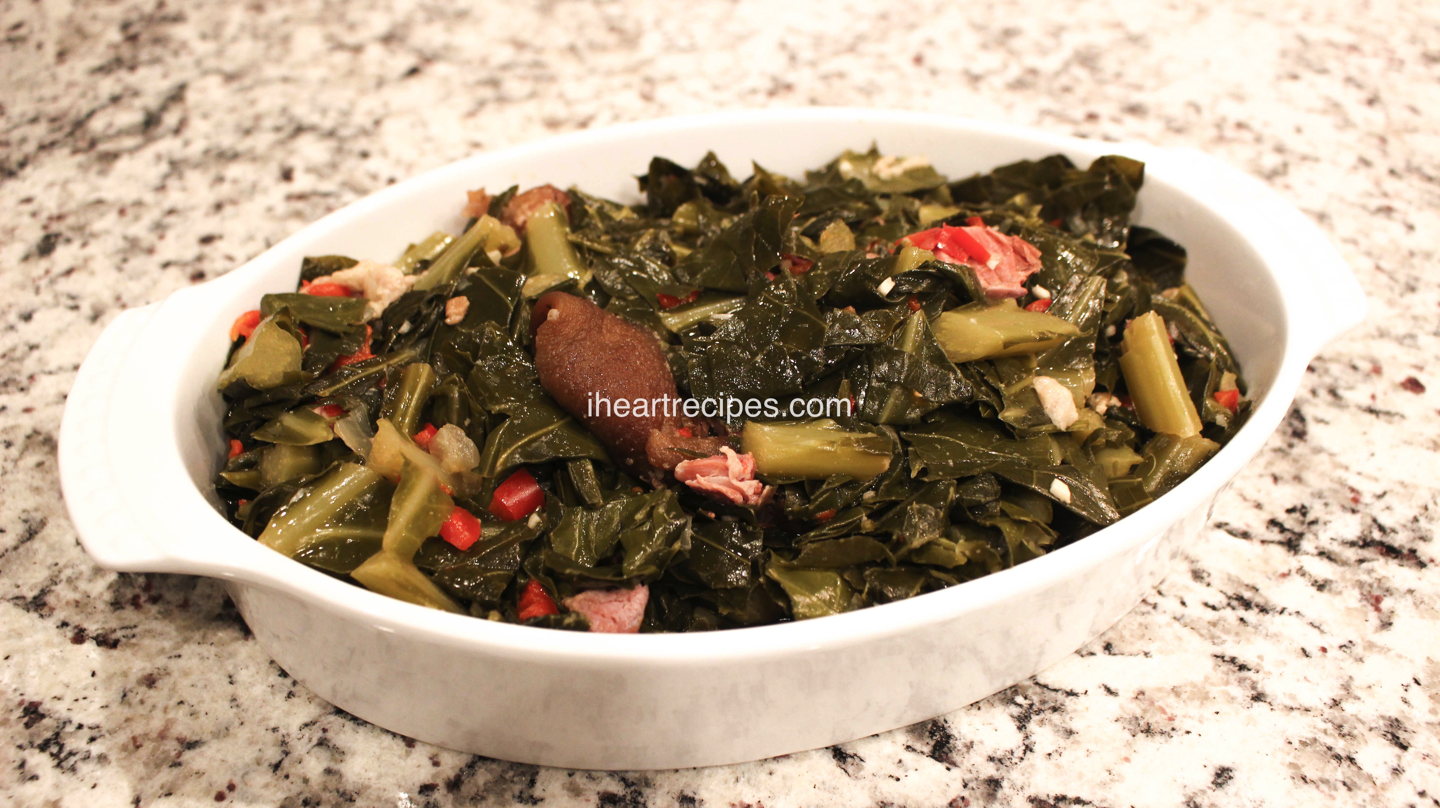 Southern Collard Greens with Ham Hocks