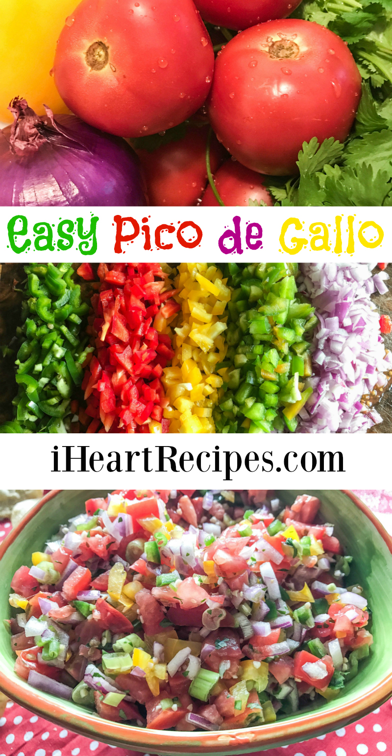 Easy Pico de Gallo | I Heart Recipes