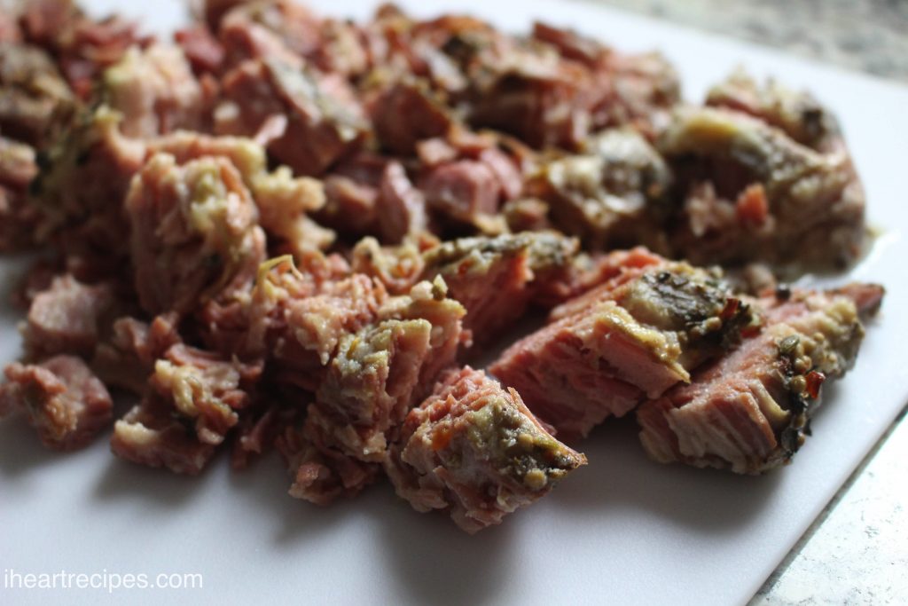 Slow cooked corned beef is the key ingredient for this corned beef casserole dish