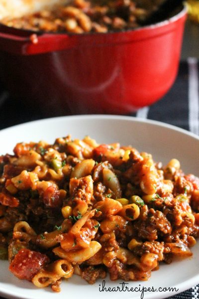 Old Fashioned Beef Goulash | I Heart Recipes